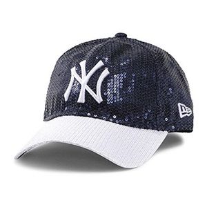 Yankees Victoria’s Secret PINK Sequin Cap Baller Hat 🧢 New York